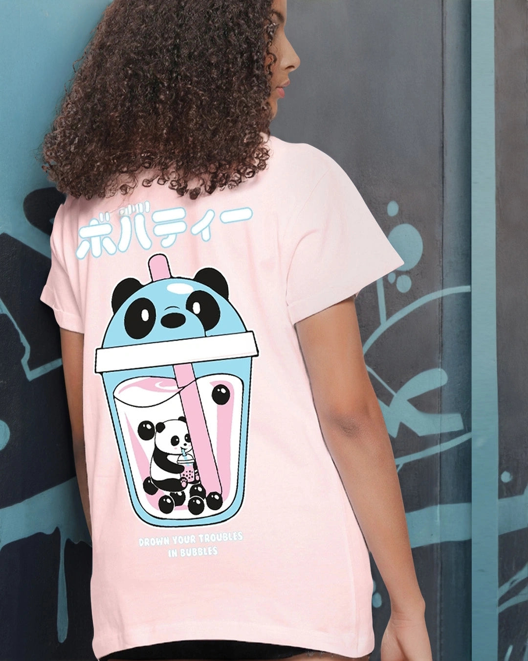 Pink Bubble Panda